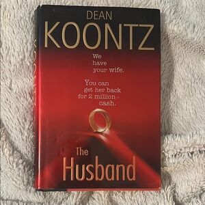 Red 'The Husband' Book by Dean Koontz
